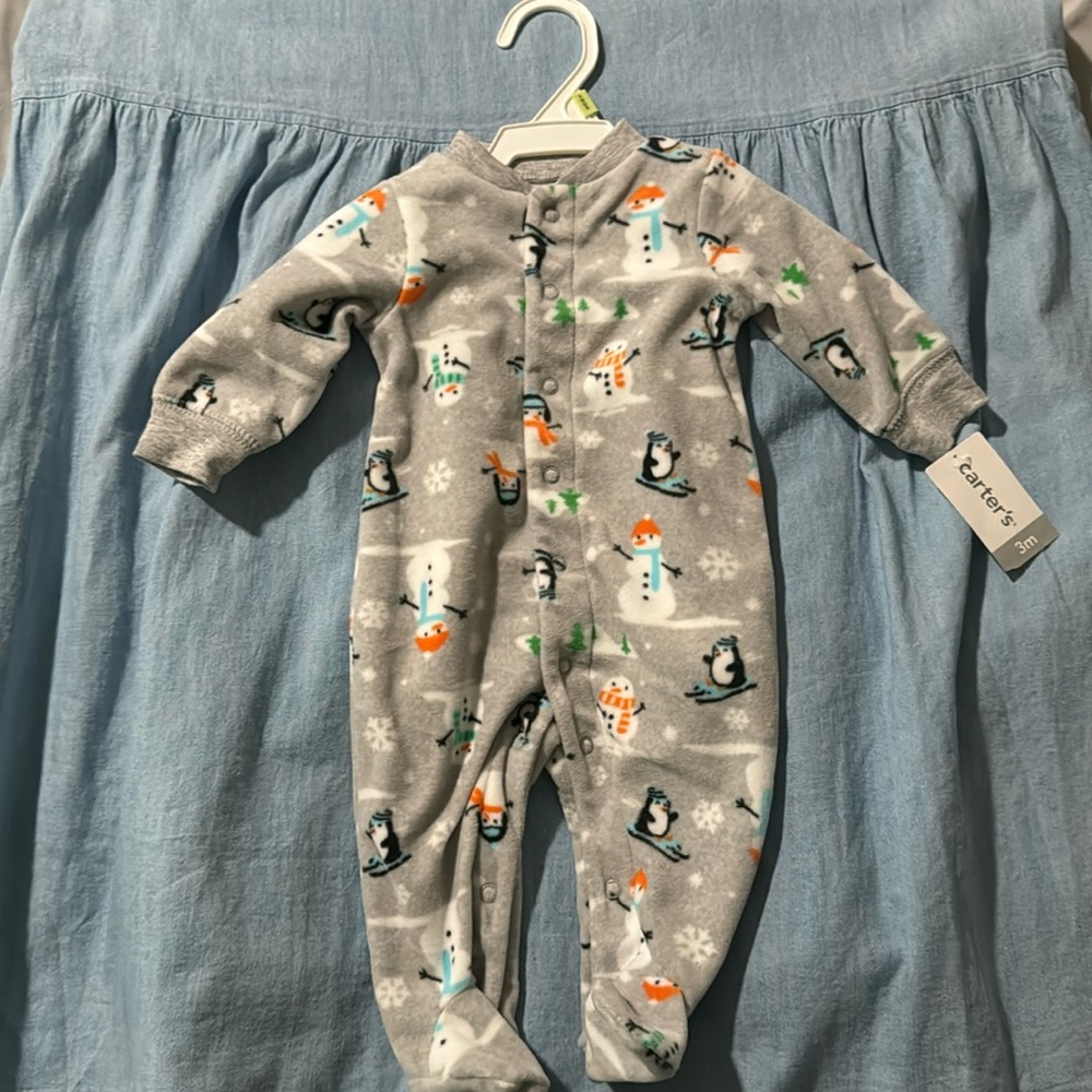 Carter’s Winter Snowman Sleeper